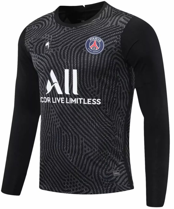 Camisa PSG 2020 2021 preta Goleiro manga comprida